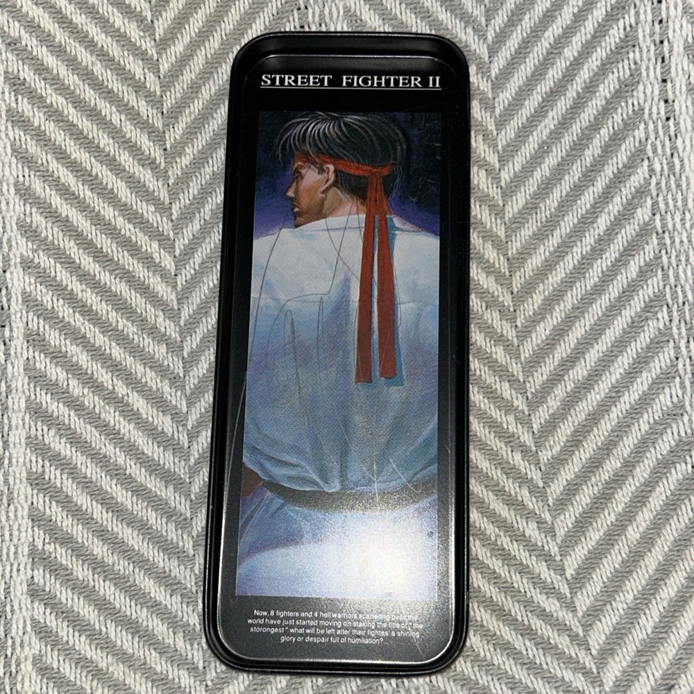 Metal Street Fighter II Metal Tray With Ryu D4